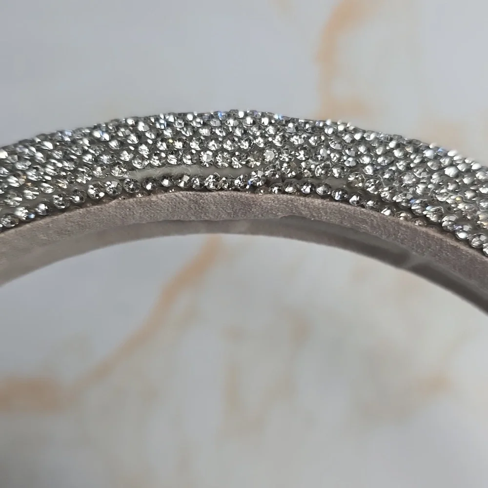 Silver Rhinestone Headband NWOT